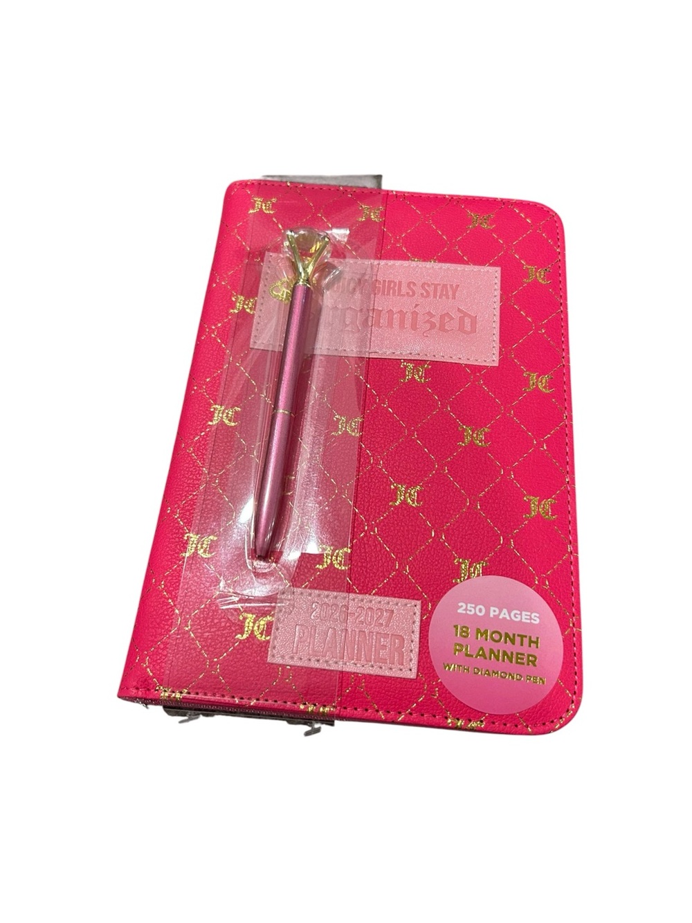 Juicy couture 14 month planner with pen